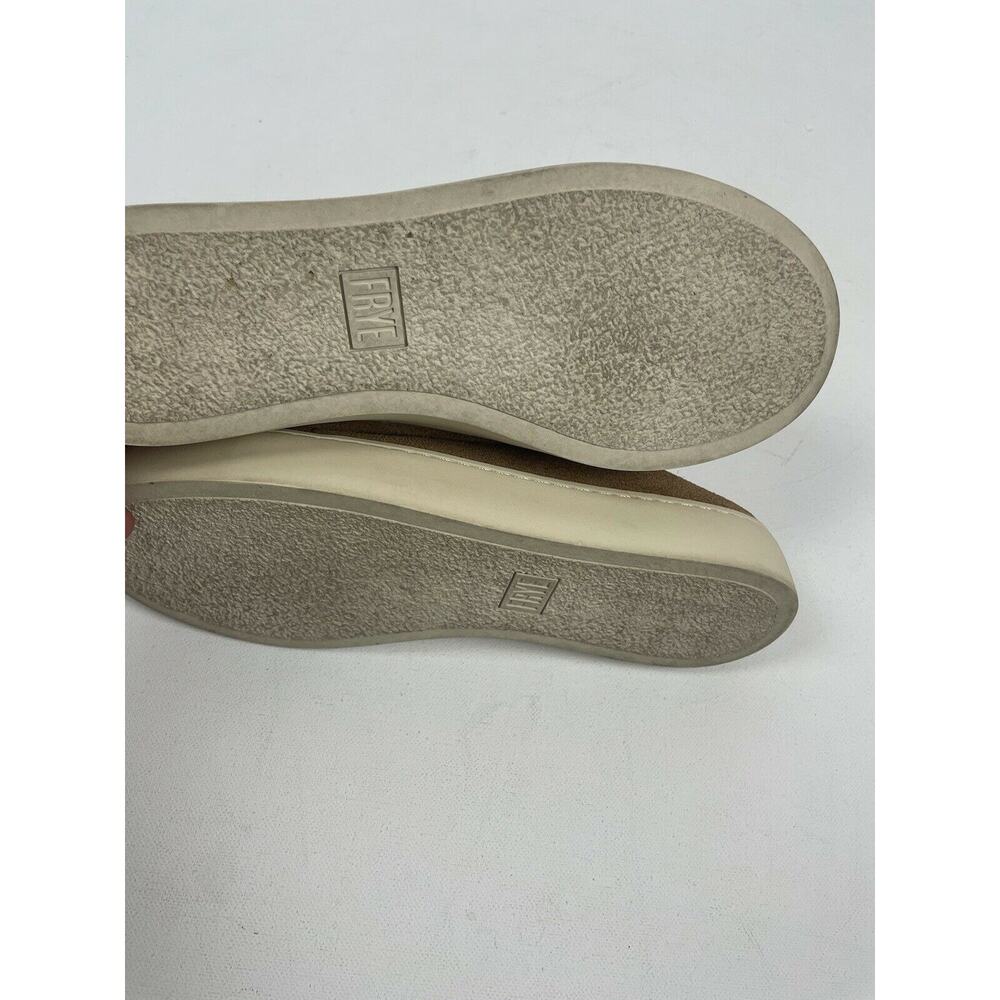 FRYE Lena Zip Tan Slip On Shoes Size 6.5 - Picture 4 of 6